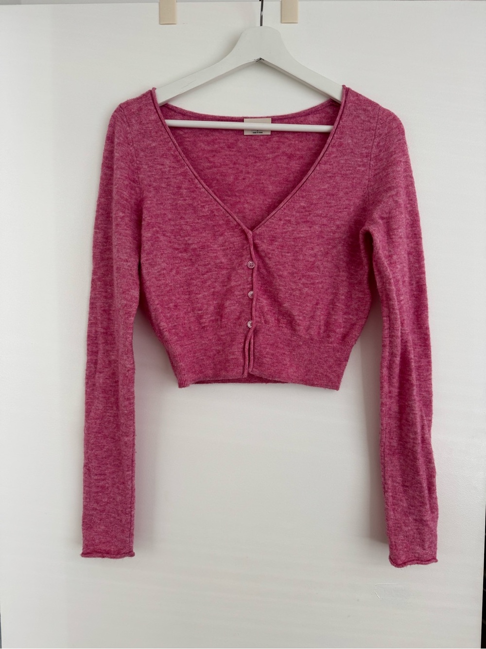 Aritzia Wilfred Santorini Cardigan in Pink - Size Small